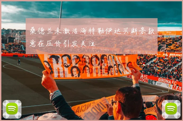 桑德兰未激活海特勒伊达买断条款意在压价引发关注