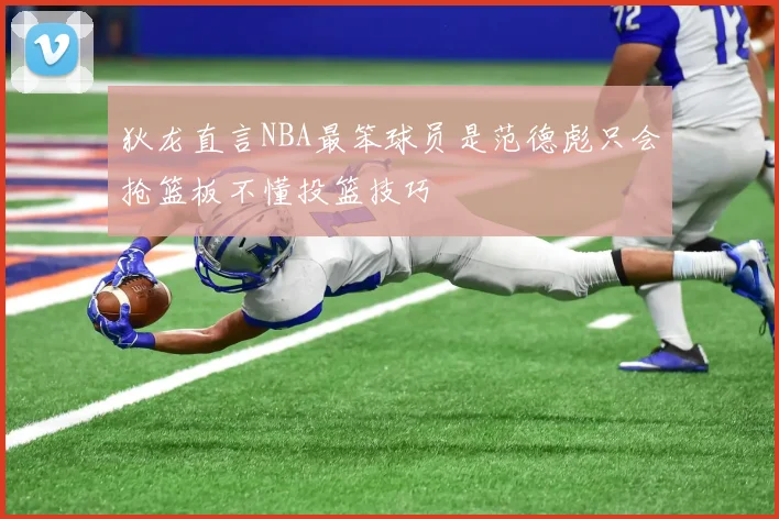 狄龙直言NBA最笨球员是范德彪只会抢篮板不懂投篮技巧